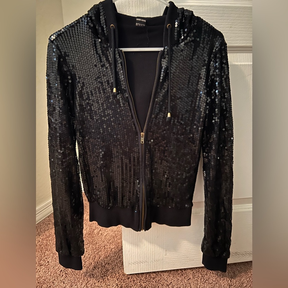 Sequined Zip-Up Jacket - image 4